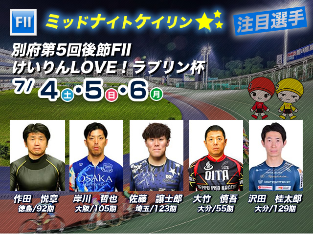 注目選手スライド